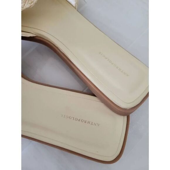 By Anthropologie Buckle Slide Sandals 40, US 9~9.5 NWT - Picture 5 of 7